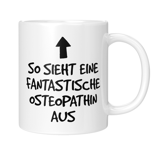 Osteopathie Tasse - Fantastische Osteopathin (Osteopath, Geschenk)