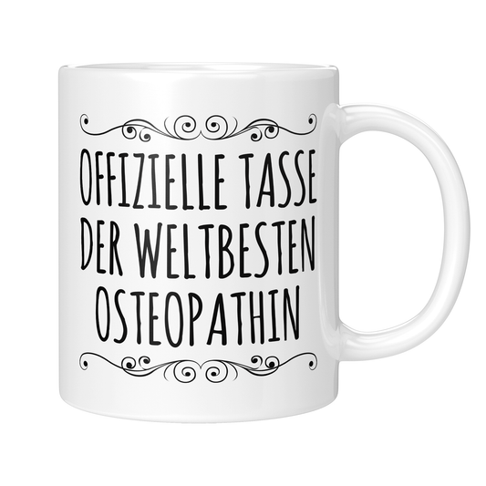 Osteopathie Tasse - Weltbeste Osteopathin (Osteopath, Geschenk)