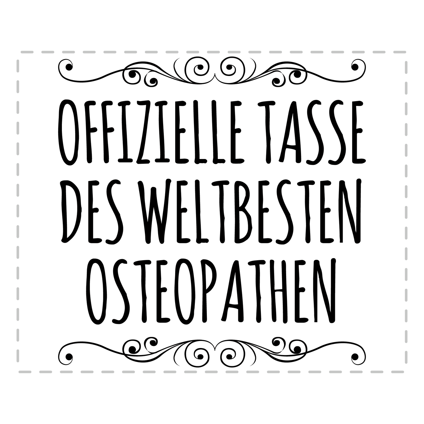 Osteopathie Tasse - Weltbester Osteopath (Osteopathin, Geschenk)