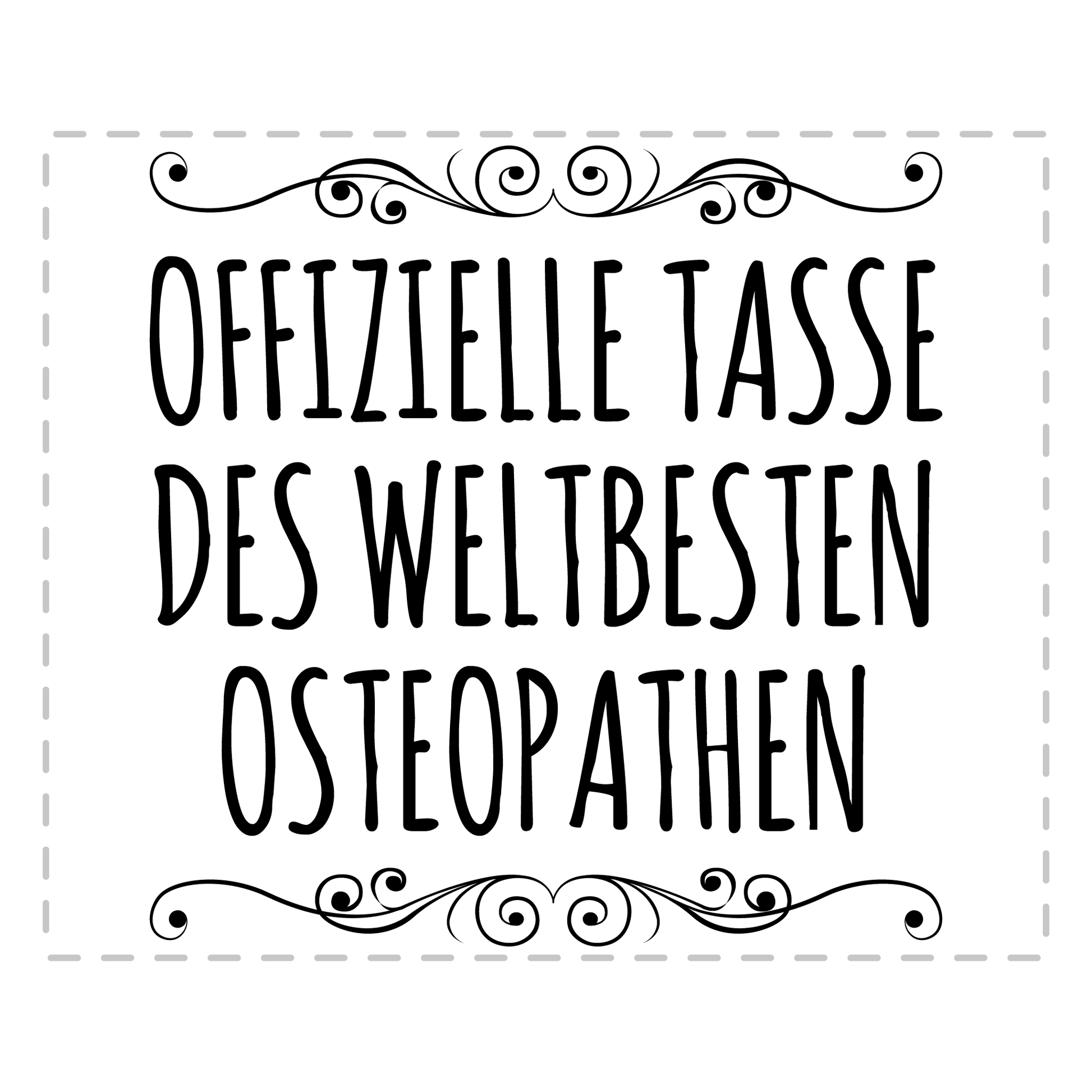 Osteopathie Tasse - Weltbester Osteopath (Osteopathin, Geschenk)