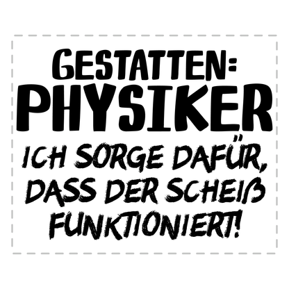 Physik Tasse Gestatten: Physiker