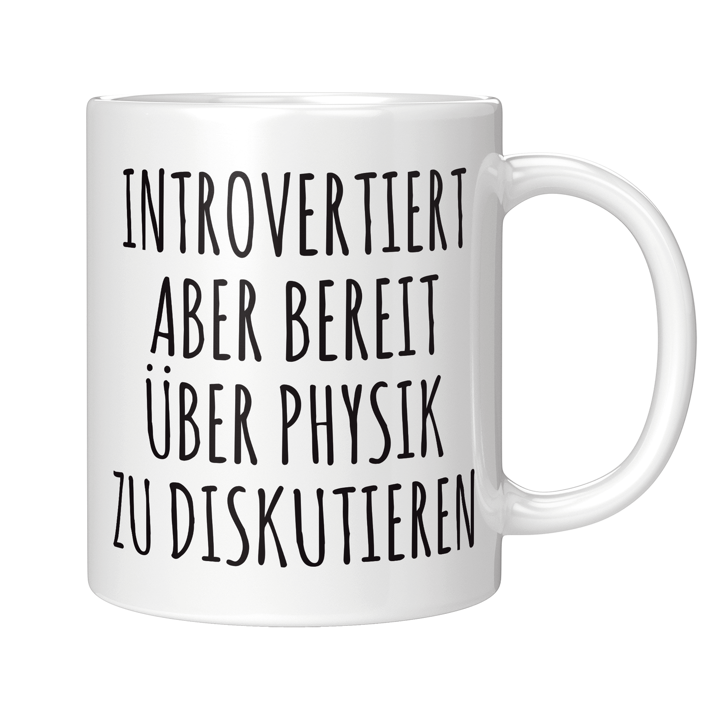 Physik Tasse Introvertiert