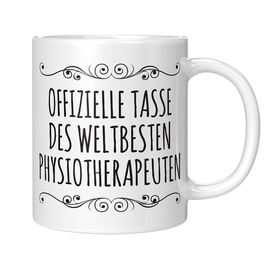 Physiotherapie Tasse - Weltbester Physiotherapeut (Physiotherapeutin, Geschenk)