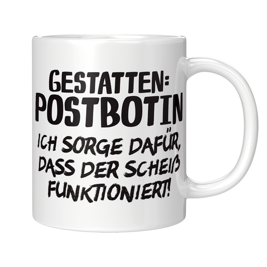 Postbote Tasse Gestatten: Postbotin