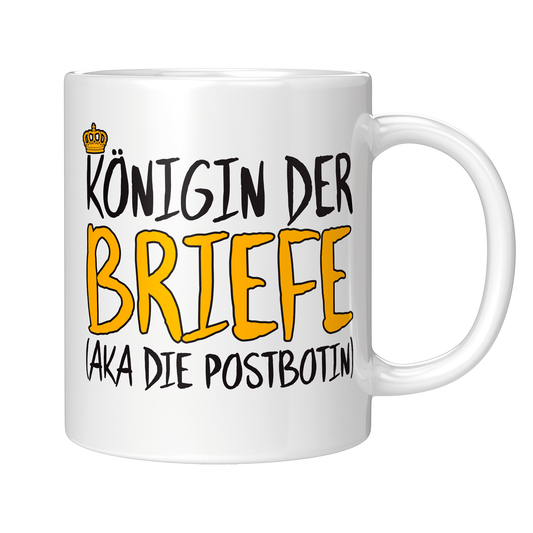 Postbote Tasse Königin der Briefe (aka die Postbotin)