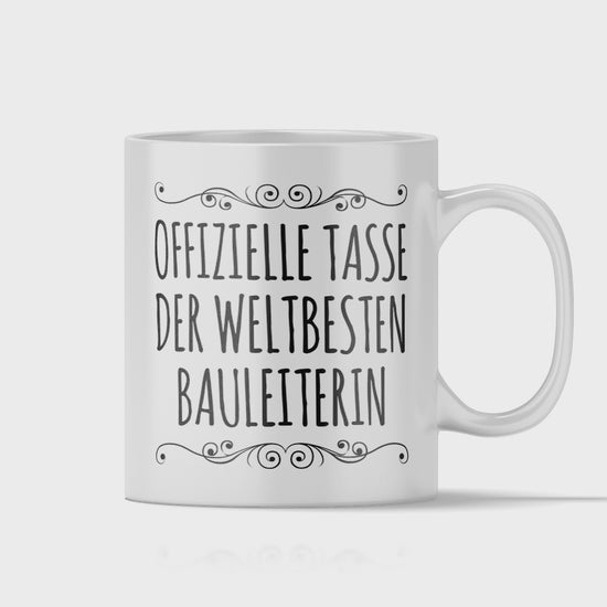 Bauleiter Tasse - Weltbeste Bauleiterin (Bauleitung, Geschenk)