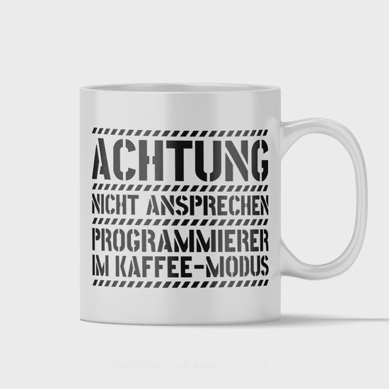 Programmierer Tasse - Programmierer im Kaffee-Modus (Programmiererin, Geschenk)