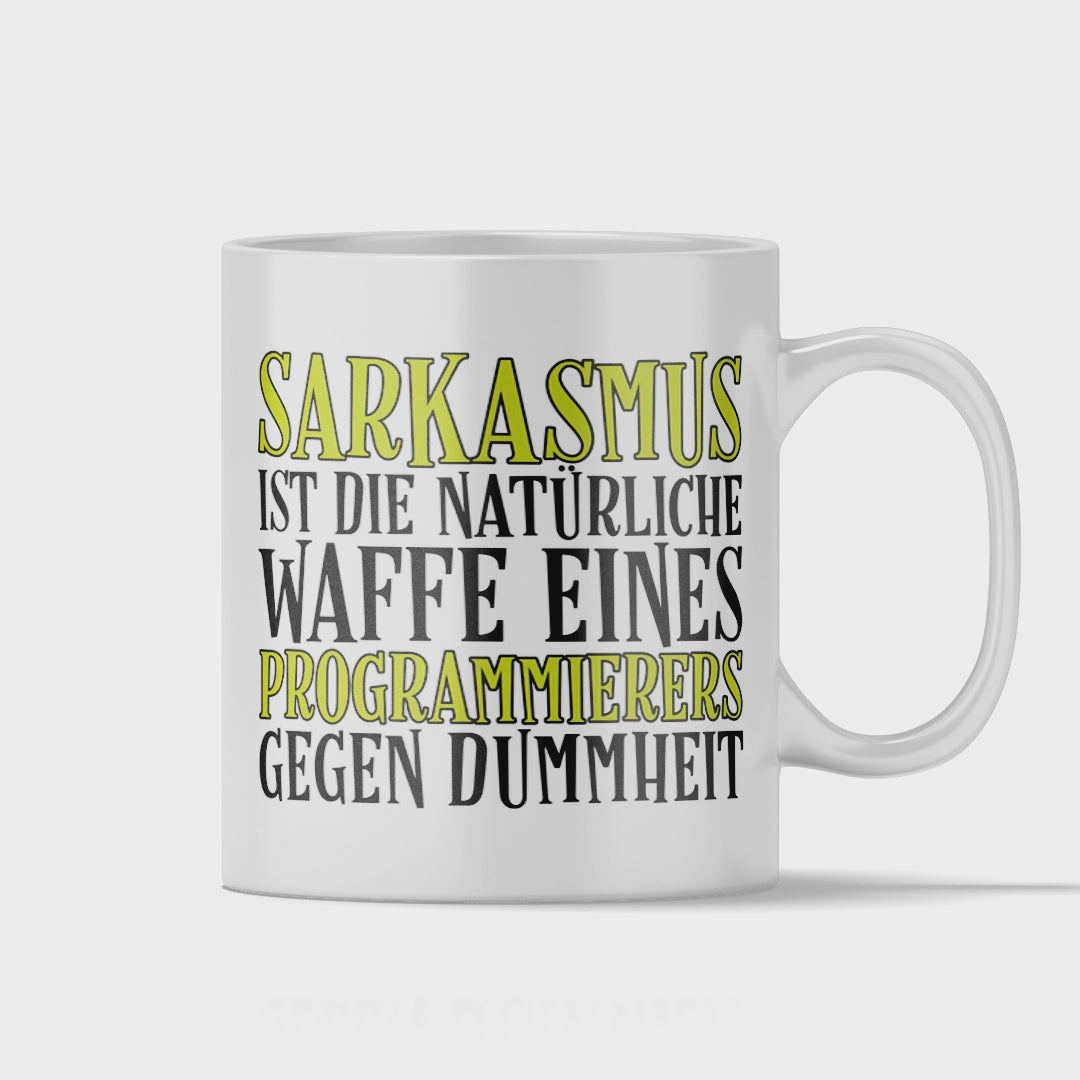 Programmierer Tasse - Sarkasmus eines Programmierers (Programmiererin, Geschenk)