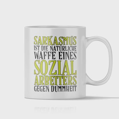 Sozialarbeiter Tasse - Sarkasmus eines Sozialarbeiters (Soziale Arbeit, Geschenk)