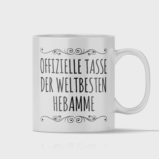 Hebamme Tasse - Weltbeste Hebamme (Entbindungspflegerin, Geschenk)