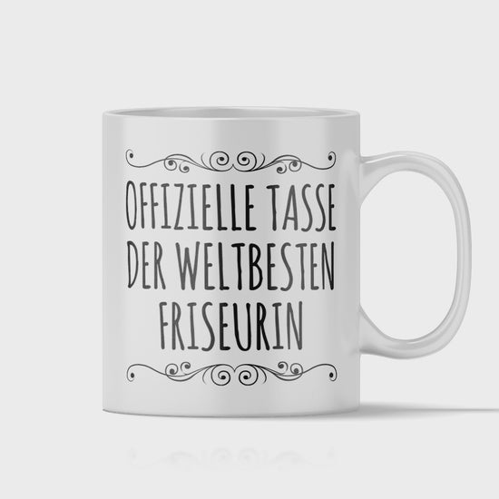 Friseur Tasse - Weltbeste Friseurin (Friseurmeisterin, Geschenk)