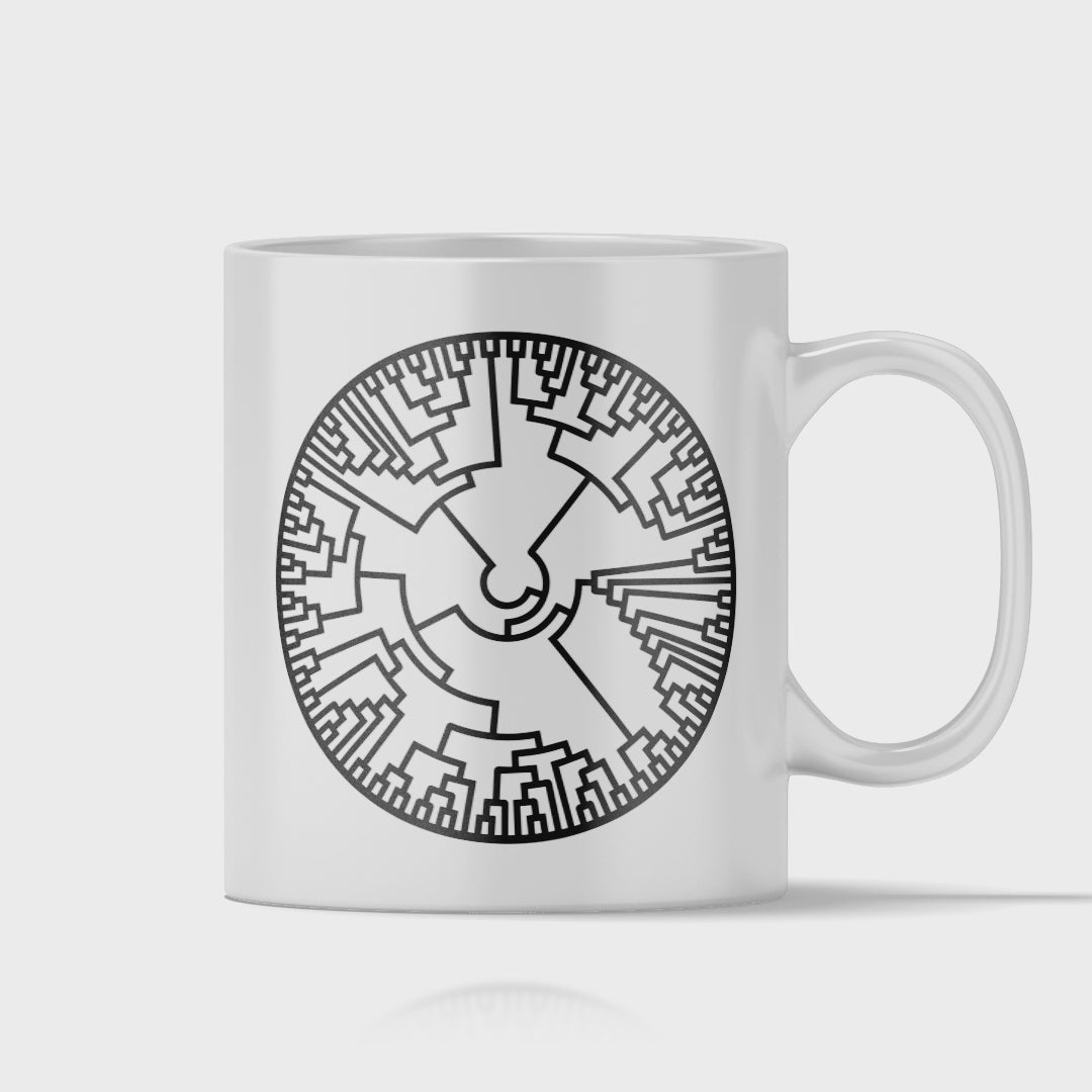 Biologie Tasse - Phylogenetischer Stammbaum (Genetik, Evolution, Phylogenie, Geschenk)