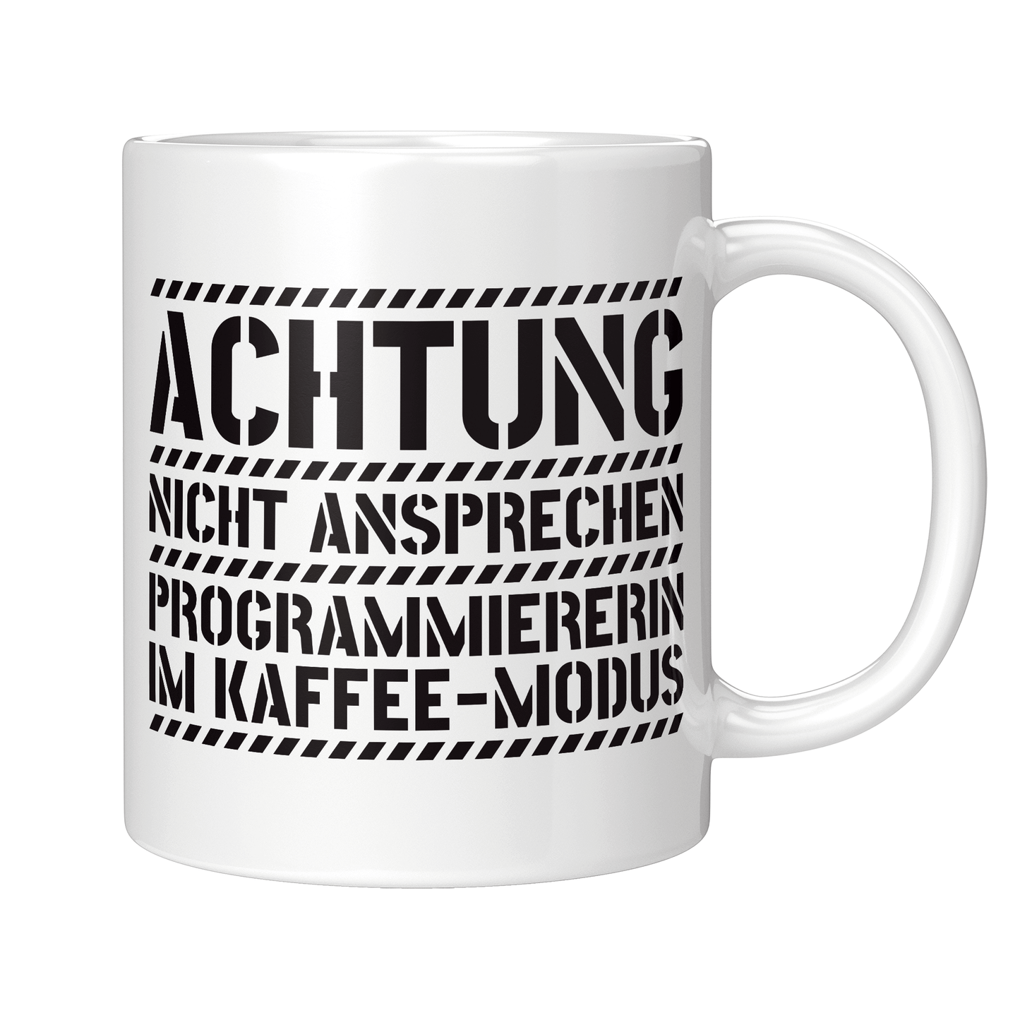 Programmierer Tasse - Programmiererin im Kaffee-Modus (Softwareentwickler, Geschenk)