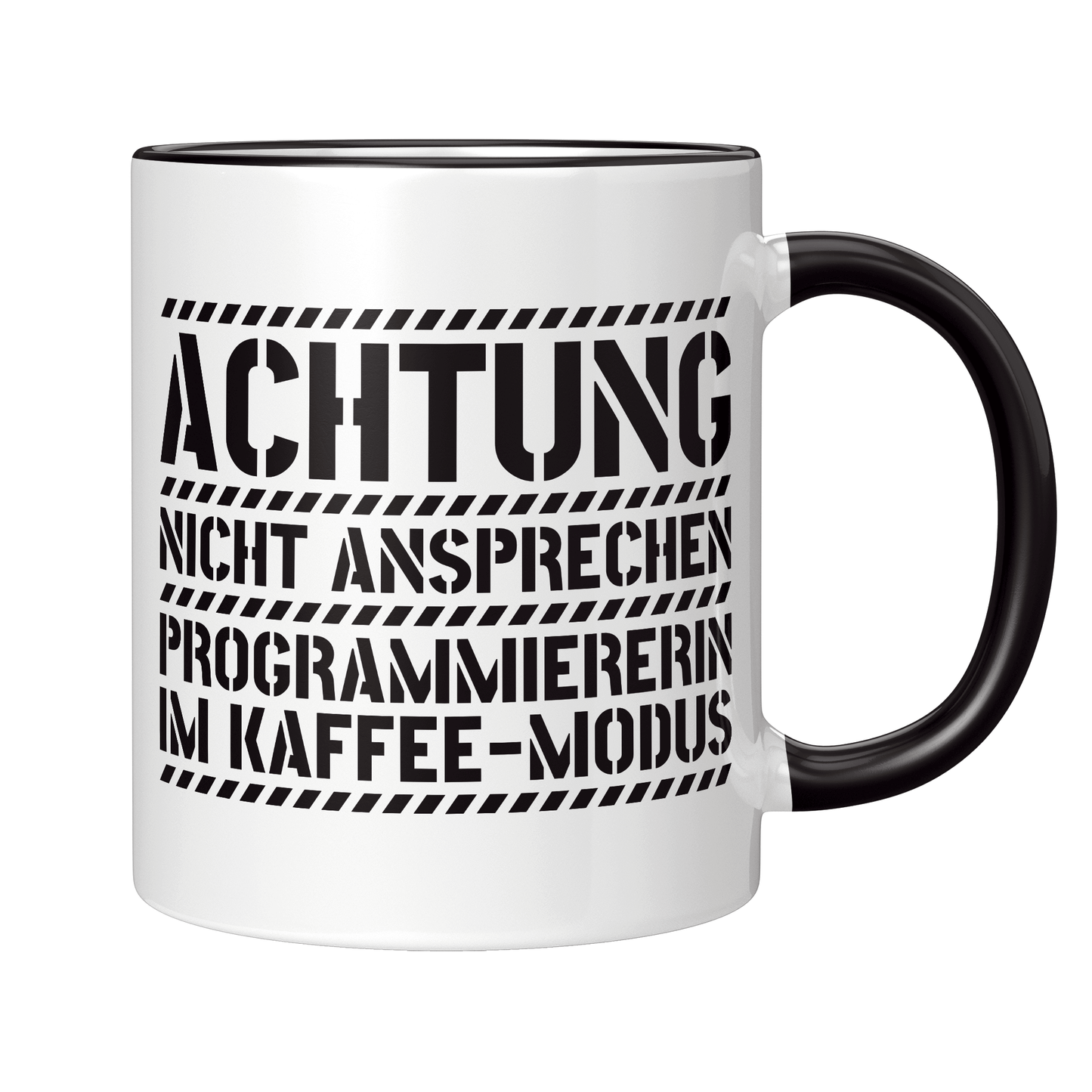 Programmierer Tasse - Programmiererin im Kaffee-Modus (Softwareentwickler, Geschenk)