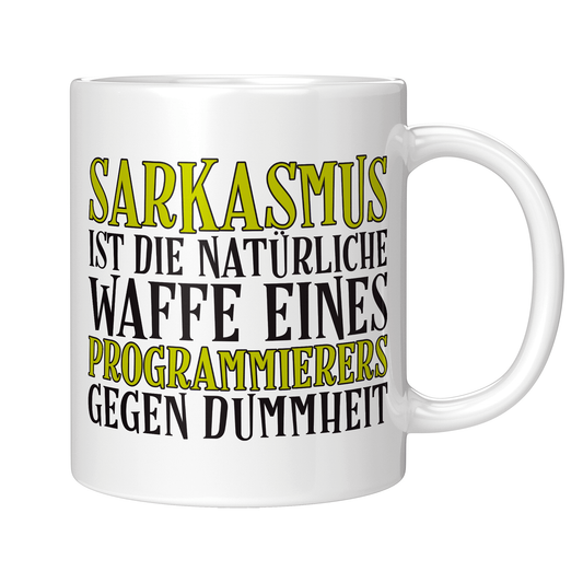 Programmierer Tasse - Sarkasmus eines Programmierers (Programmiererin, Geschenk)