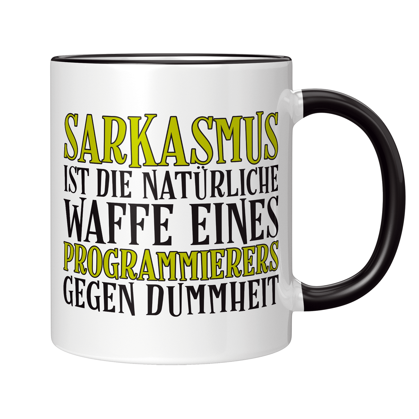 Programmierer Tasse - Sarkasmus eines Programmierers (Programmiererin, Geschenk)