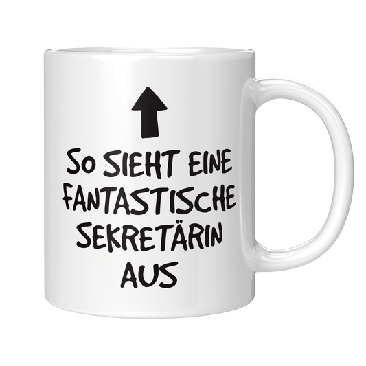 Sekretärin Tasse - Fantastische Sekretärin (Sekretär, Geschenk)