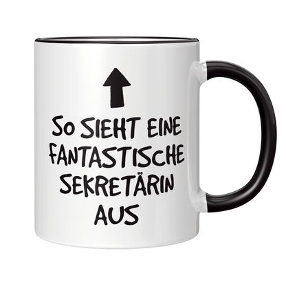 Sekretärin Tasse - Fantastische Sekretärin (Sekretär, Geschenk)