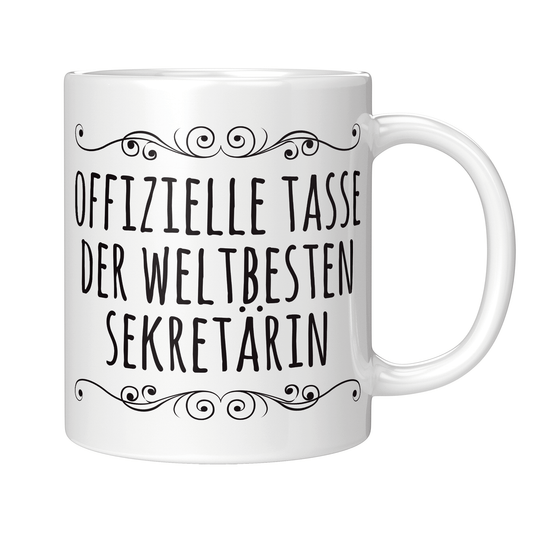 Sekretärin Tasse - Weltbeste Sekretärin (Sekretär, Geschenk)