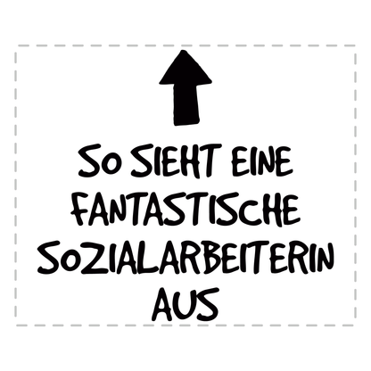 Sozialarbeiter Tasse - Fantastische Sozialarbeiterin (Soziale Arbeit, Geschenk)