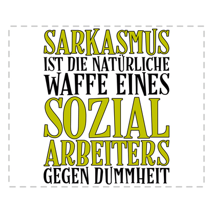 Sozialarbeiter Tasse - Sarkasmus eines Sozialarbeiters (Soziale Arbeit, Geschenk)