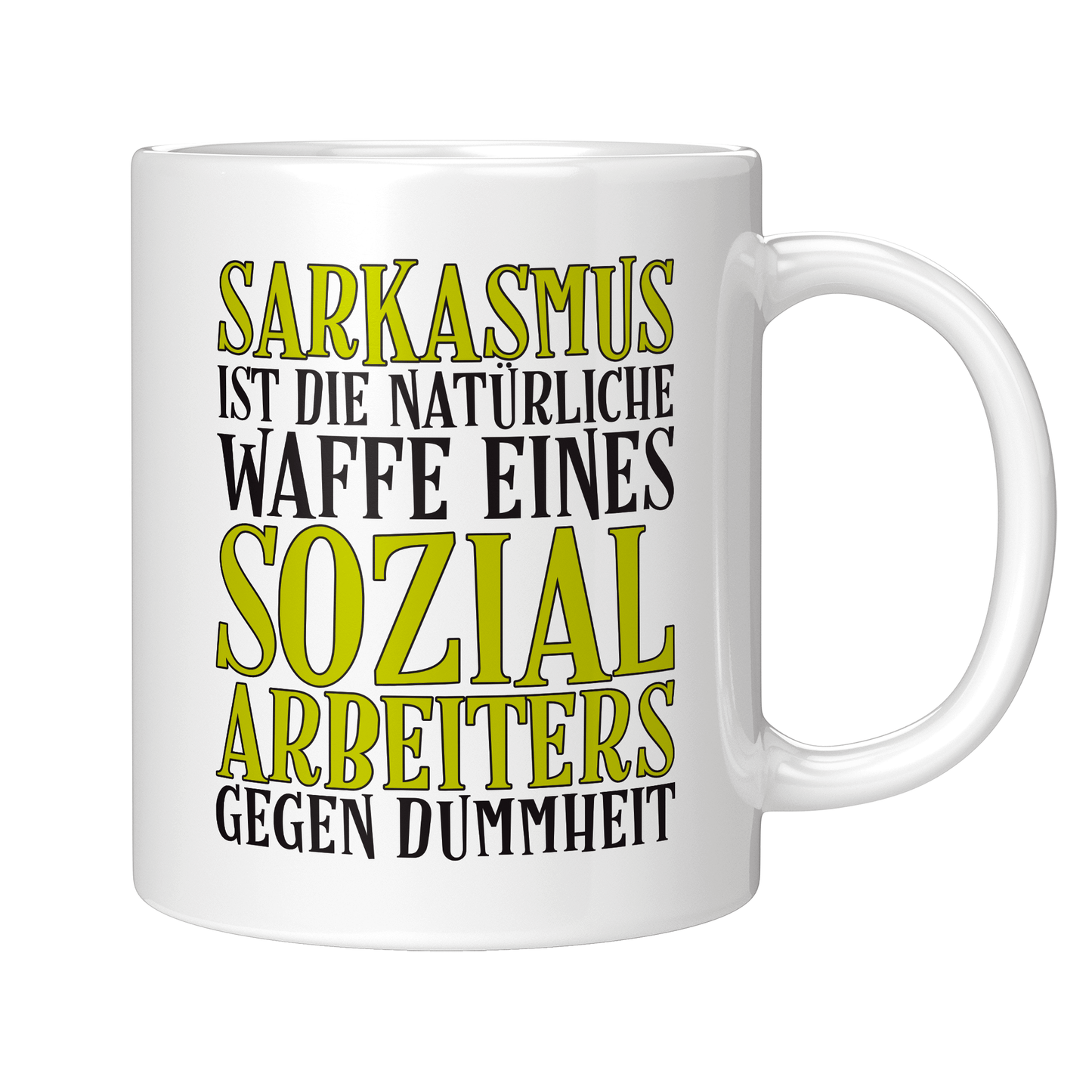 Sozialarbeiter Tasse - Sarkasmus eines Sozialarbeiters (Soziale Arbeit, Geschenk)