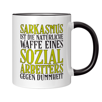 Sozialarbeiter Tasse - Sarkasmus eines Sozialarbeiters (Soziale Arbeit, Geschenk)