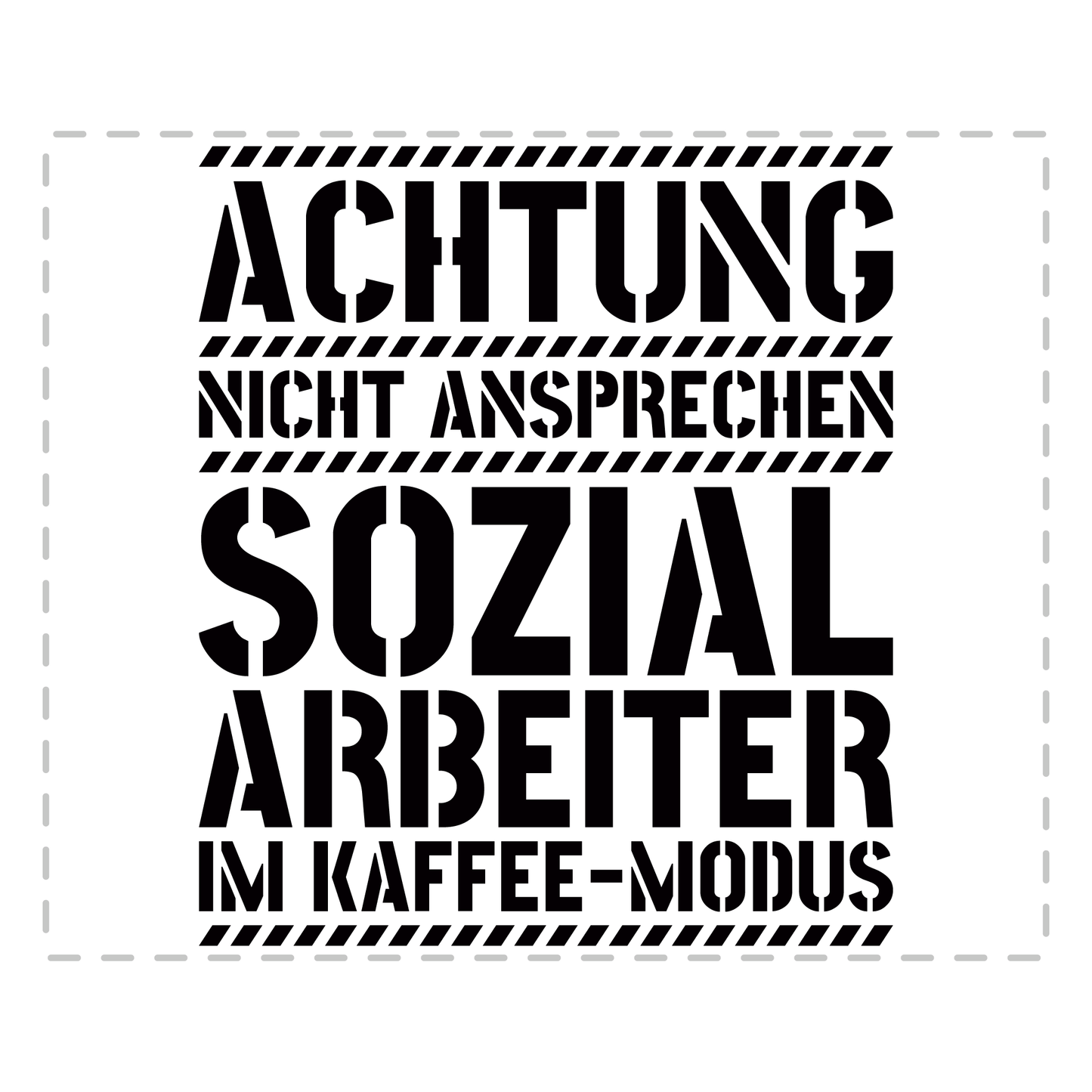 Sozialarbeiter Tasse - Sozialarbeiter im Kaffee-Modus (Soziale Arbeit, Sozialarbeiterin, Geschenk)