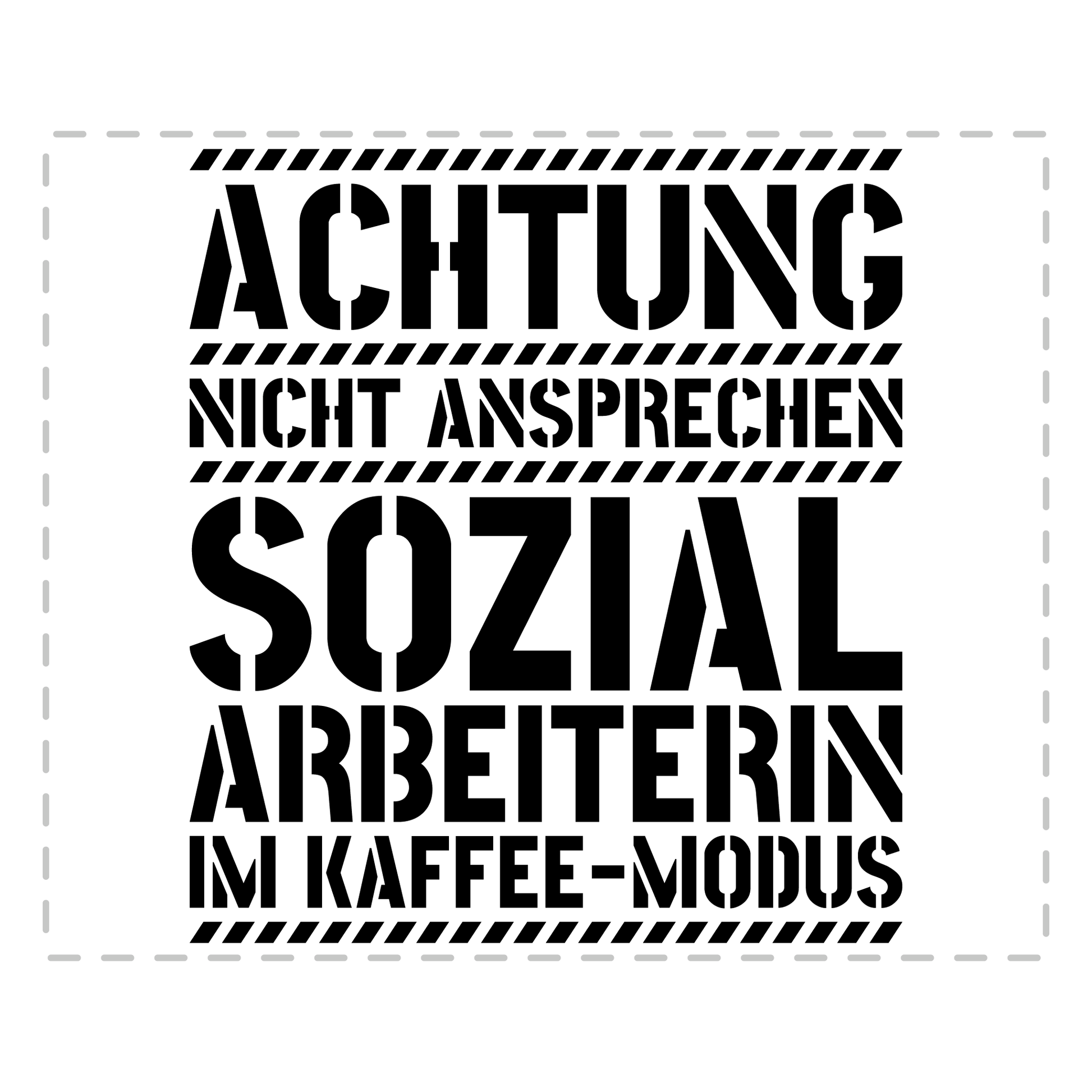 Sozialarbeiter Tasse - Sozialarbeiterin im Kaffee-Modus (Soziale Arbeit, Geschenk)