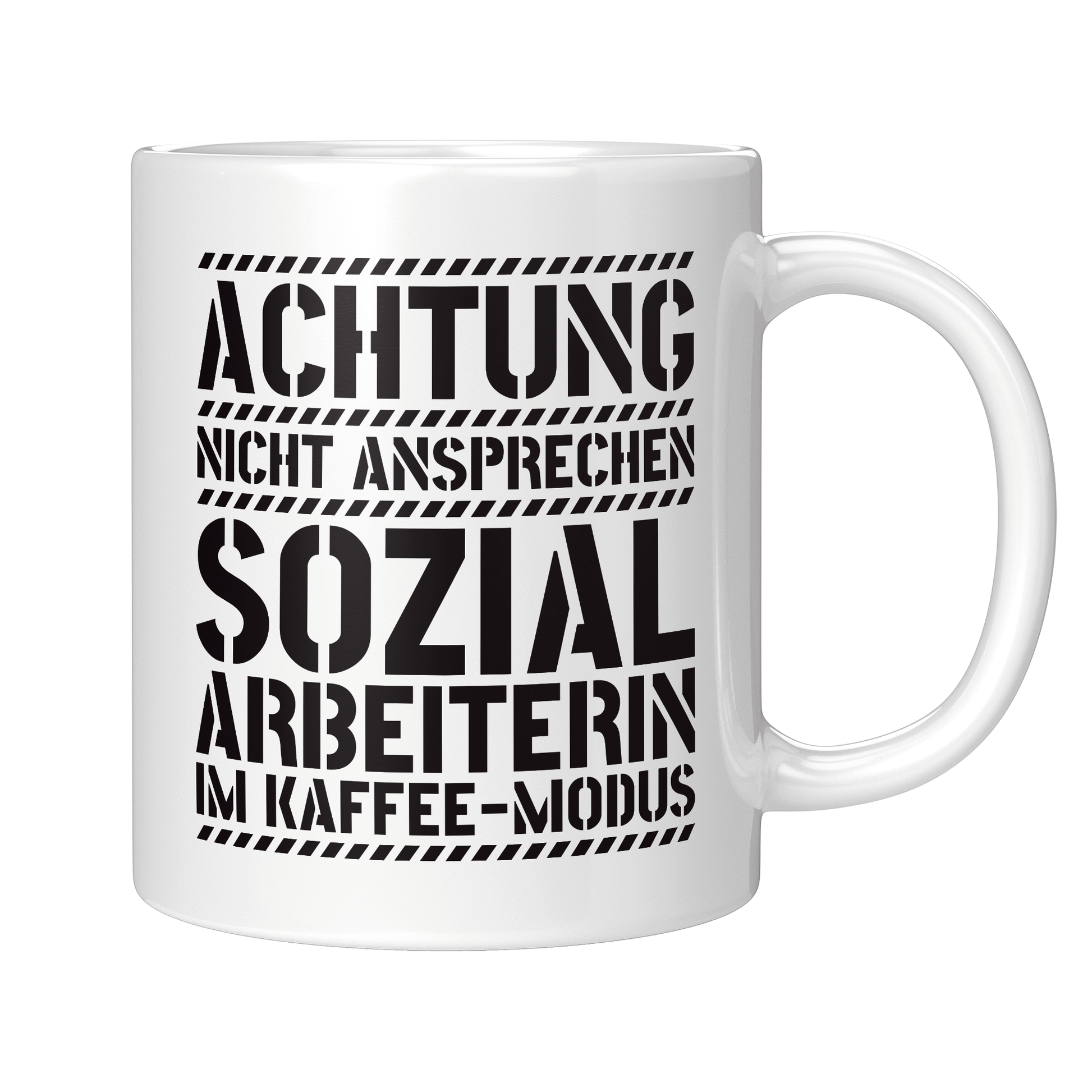 Sozialarbeiter Tasse - Sozialarbeiterin im Kaffee-Modus (Soziale Arbeit, Geschenk)