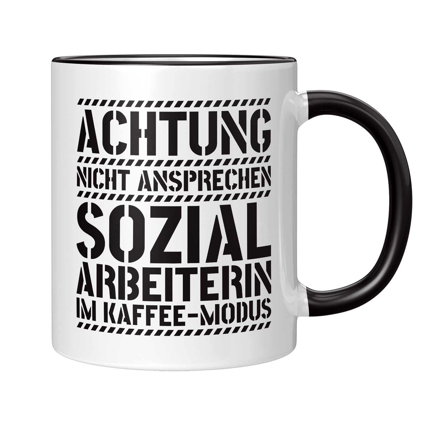 Sozialarbeiter Tasse - Sozialarbeiterin im Kaffee-Modus (Soziale Arbeit, Geschenk)