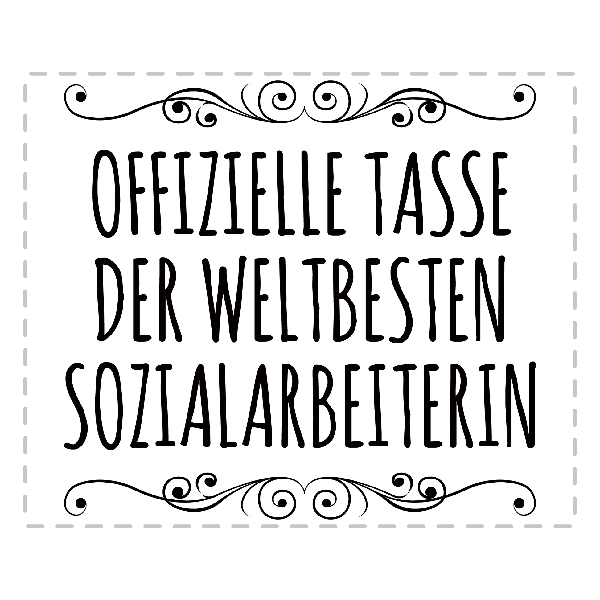 Sozialarbeiter Tasse - Weltbeste Sozialarbeiterin (Soziale Arbeit, Geschenk)