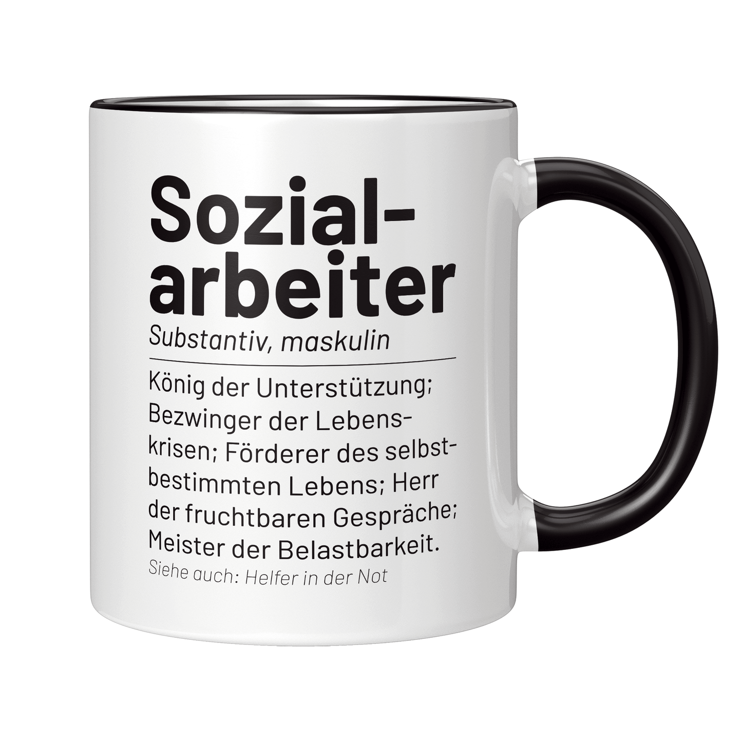 Sozialarbeiter Tasse - Wörterbuch: Sozialarbeiter (Soziale Arbeit, Geschenk)