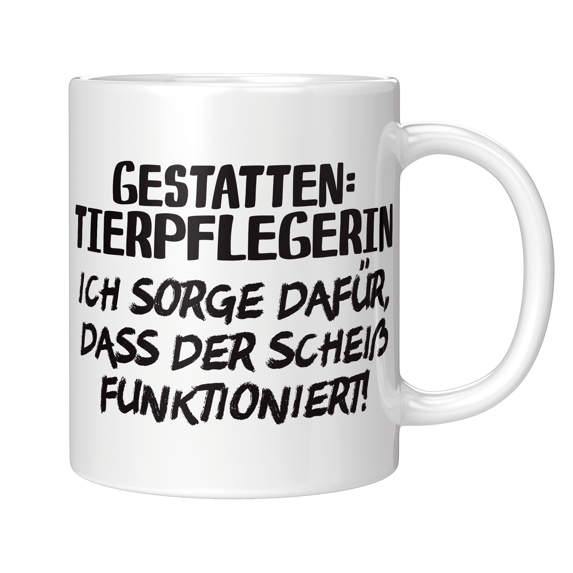 Tierpfleger Tasse - Gestatten: Tierpflegerin (Tierpflege, Geschenk)