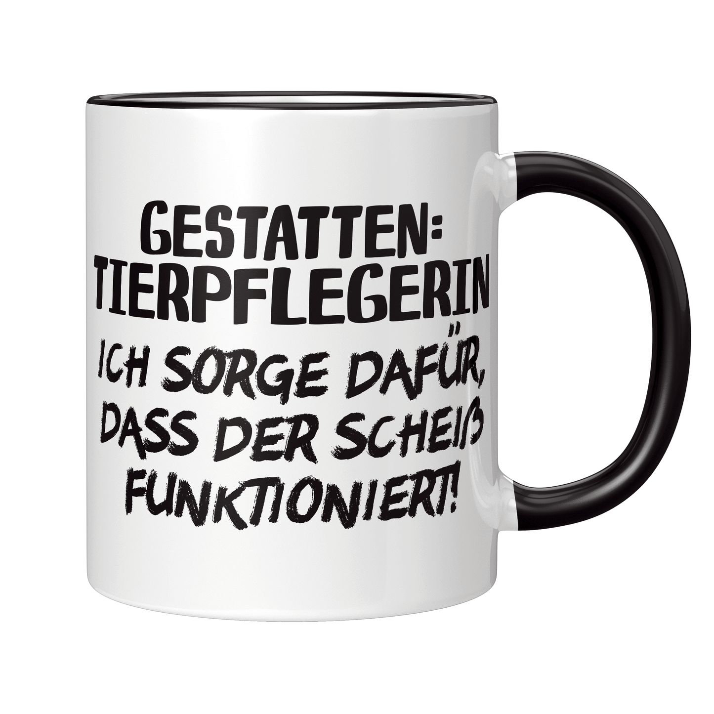 Tierpfleger Tasse - Gestatten: Tierpflegerin (Tierpflege, Geschenk)