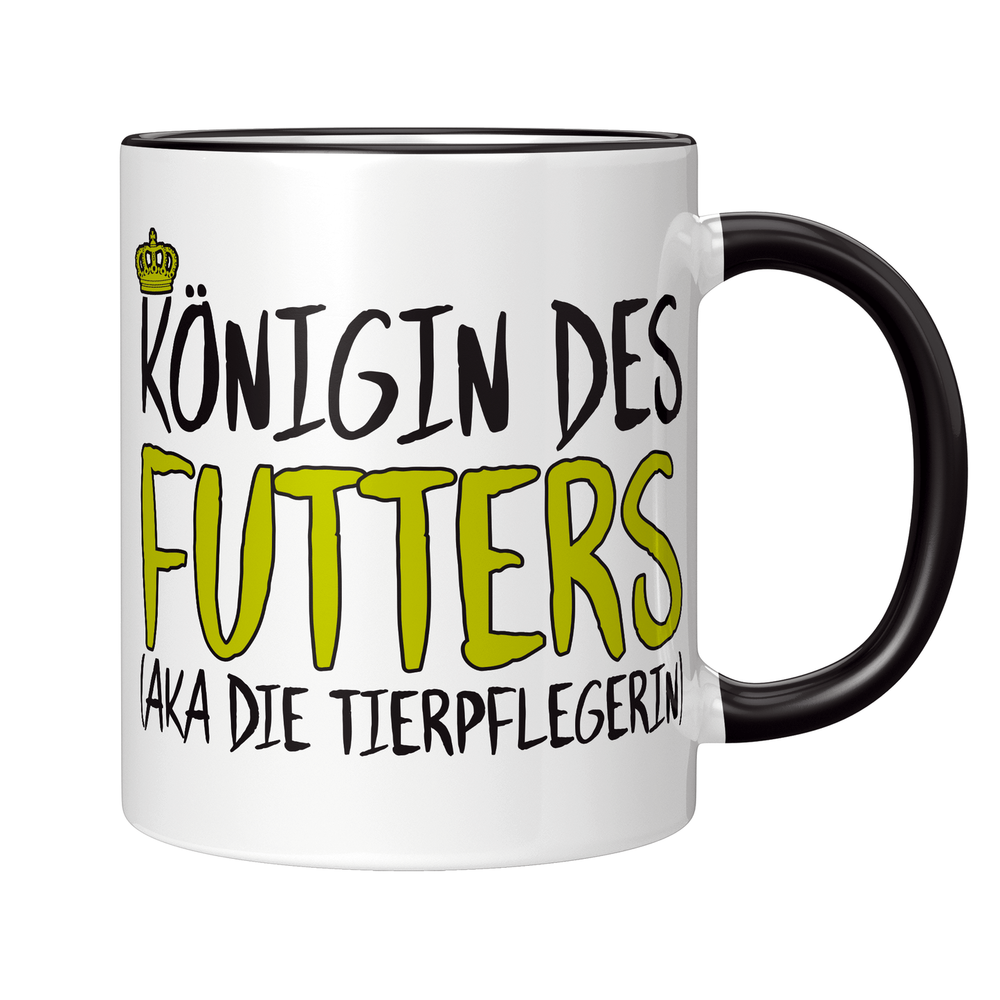 Tierpfleger Tasse - Königin des Futters aka die Tierpflegerin (Geschenk)