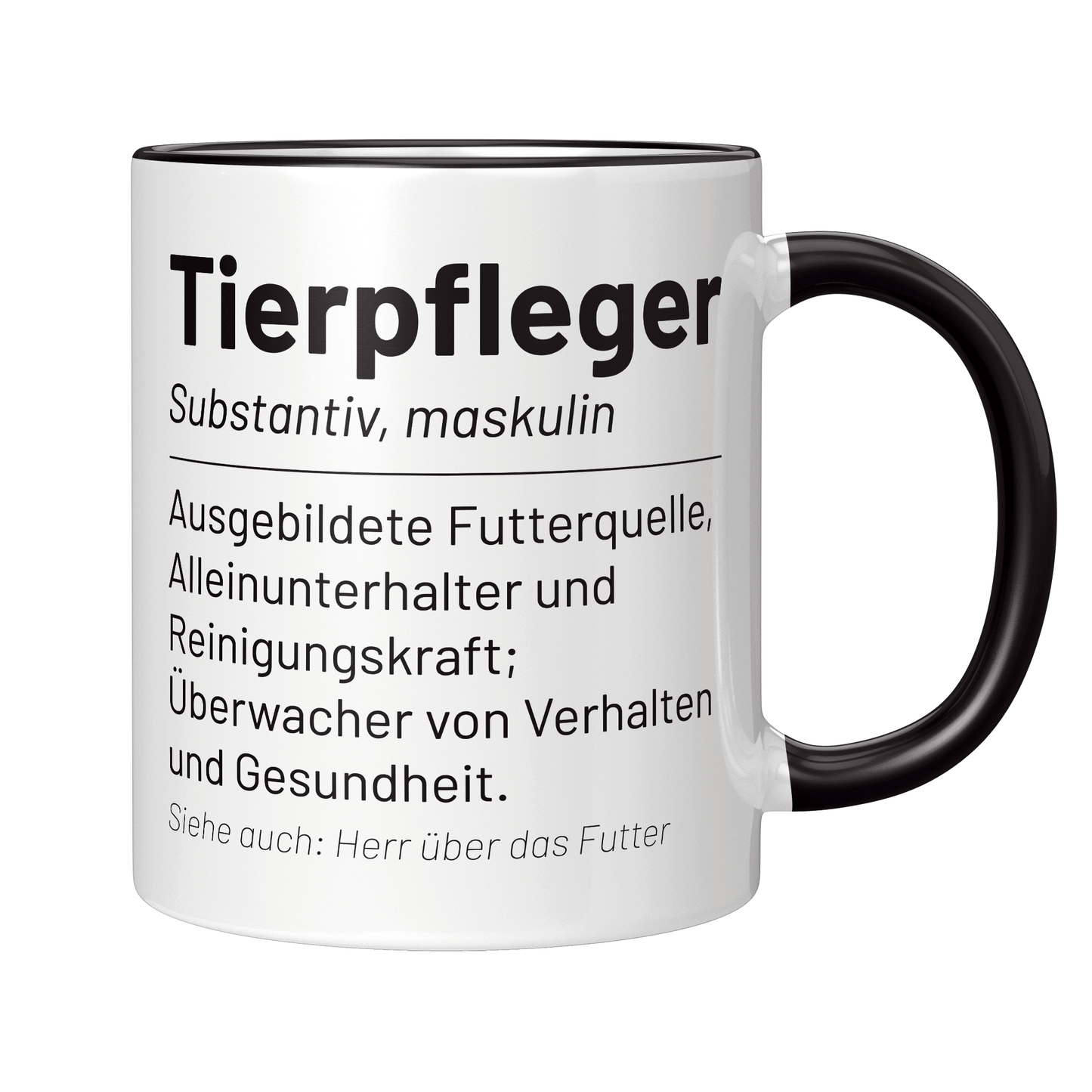 Tierpfleger Tasse - Wörterbuch: Tierpfleger (Tierpflegerin, Geschenk)