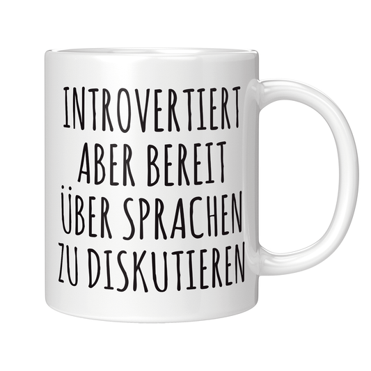 Übersetzer Tasse - Introvertierter Übersetzer (Übersetzerin, Geschenk)