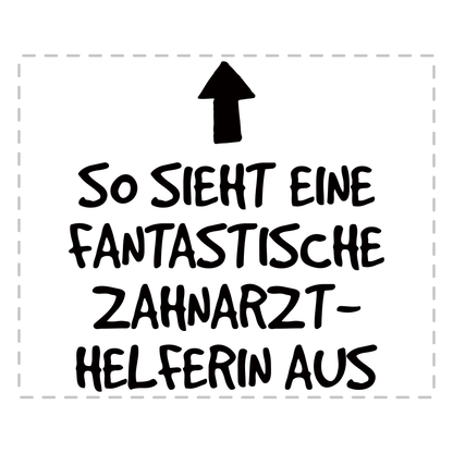 Zahnarzthelferin Tasse - Fantastische Zahnarzthelferin (Zahnmedizinische Fachangestellte, ZFA, Geschenk)