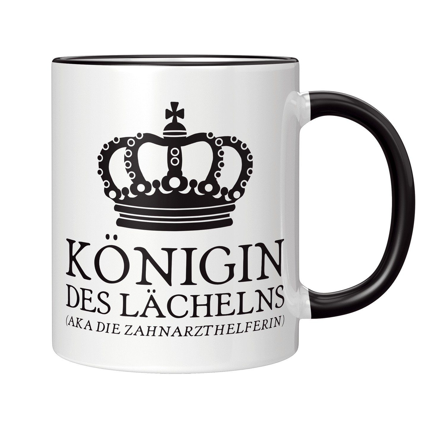 Zahnarzthelferin Tasse - Königin des Lächelns (Zahnmedizinische Fachangestellte, ZFA, Geschenk)