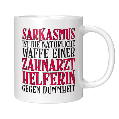 Zahnarzthelferin Tasse - Sarkasmus einer Zahnarzthelferin (Zahnmedizinische Fachangestellte, ZFA, Geschenk)