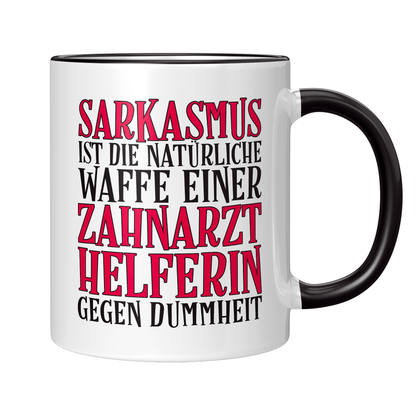 Zahnarzthelferin Tasse - Sarkasmus einer Zahnarzthelferin (Zahnmedizinische Fachangestellte, ZFA, Geschenk)