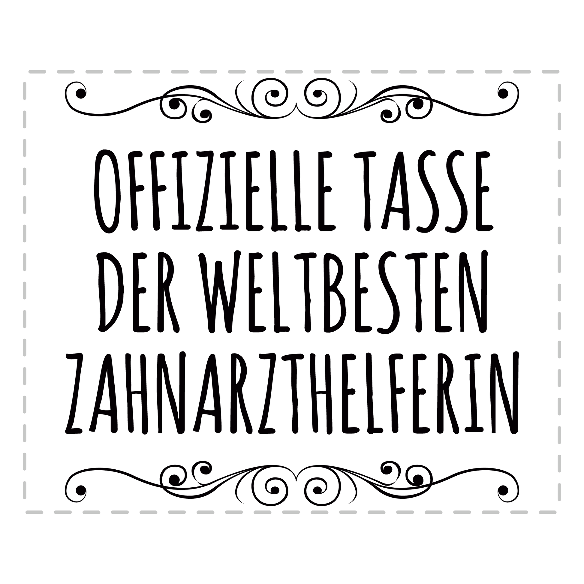 Zahnarzthelferin Tasse - Weltbeste Zahnarzthelferin (Zahnmedizinische Fachangestellte, ZFA, Geschenk)