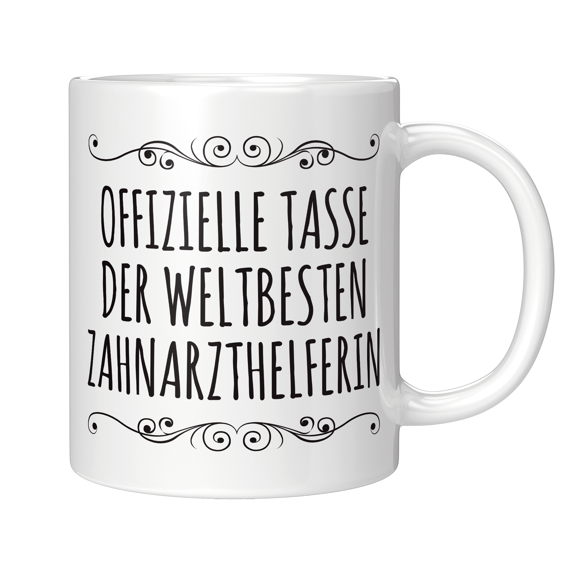 Zahnarzthelferin Tasse - Weltbeste Zahnarzthelferin (Zahnmedizinische Fachangestellte, ZFA, Geschenk)